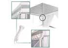 Tent pavilion gazebo garden party commercial White 3X3m 9
