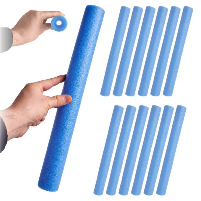 Trampoline foam pole sleeves protectors tubes 12pcs.