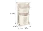 Two tier rolling cart organizer on wheels for toys clothes 6