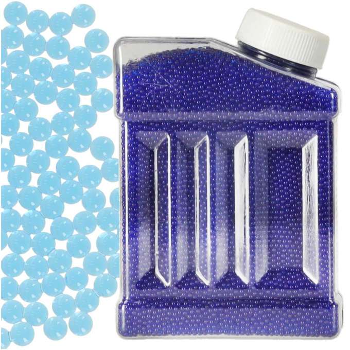 Water hydrogel balls for flower gun blue 250g 50,000pcs. 7-8mm