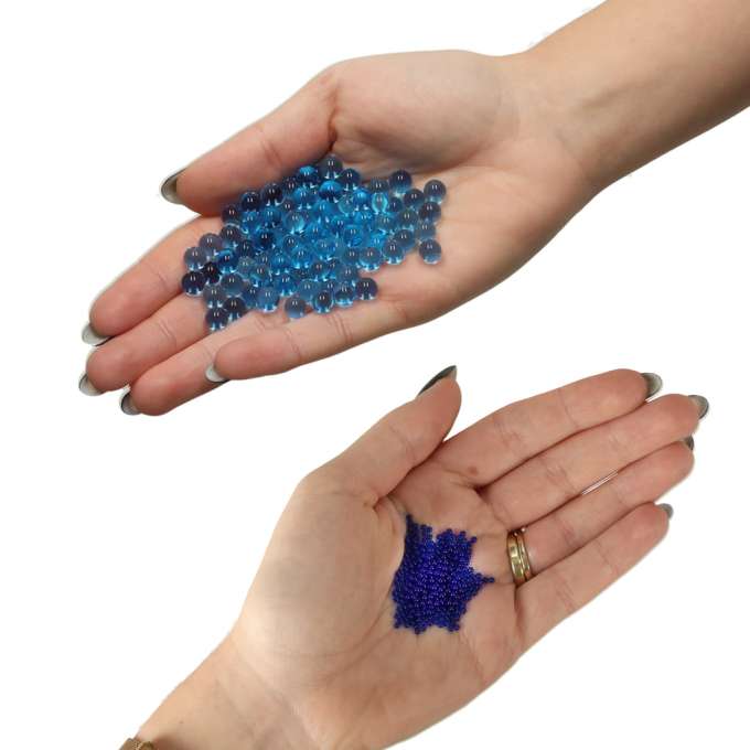 Water hydrogel balls for flower gun blue 250g 50,000pcs. 7-8mm