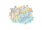Water hydrogel balls for flower gun multicolour 250g 50,000pcs. 7-8mm 4