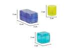 3D construction magnetic bricks LED glowing 32 el. 11