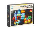 3D construction magnetic bricks LED glowing 32 el. 8