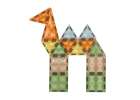 3D construction magnetic bricks glowing animal park 90 el. 9
