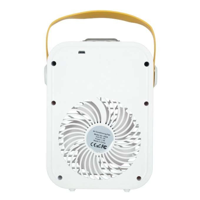 Air conditioner fan humidifier silver