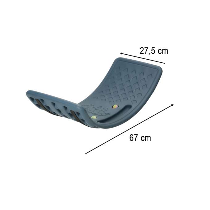 Balance board for kids 67x29cm non-slip blue