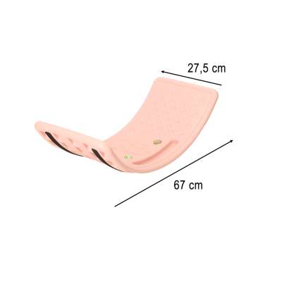 Balance board for kids 67x29cm non-slip pink