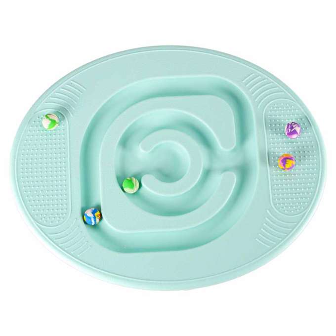 Balance board with ball maze for kids mint