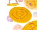 Balance board with ball maze for kids yellow 1
