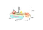 Children's sink with accessories XXL blue 22