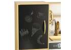 Children's wooden kitchen with fridge gold 8