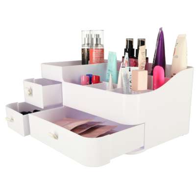 Cosmetics organizer for bathroom casket
