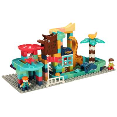 Creative blocks dinosaur park ball track 147 pcs Bibi-inn