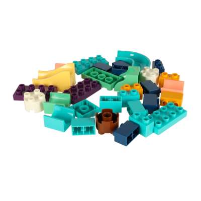 Creative blocks dinosaur park ball track 147 pcs Bibi-inn