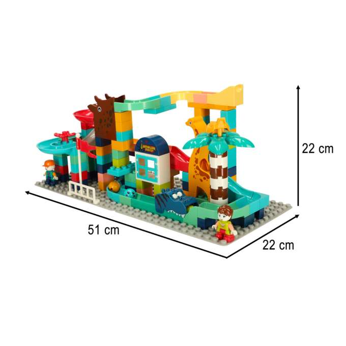 Creative blocks dinosaur park ball track 147 pcs Bibi-inn