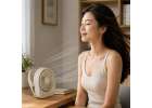 Desk fan clipless wireless USB cooling 3 power levels 11.5cm white 12