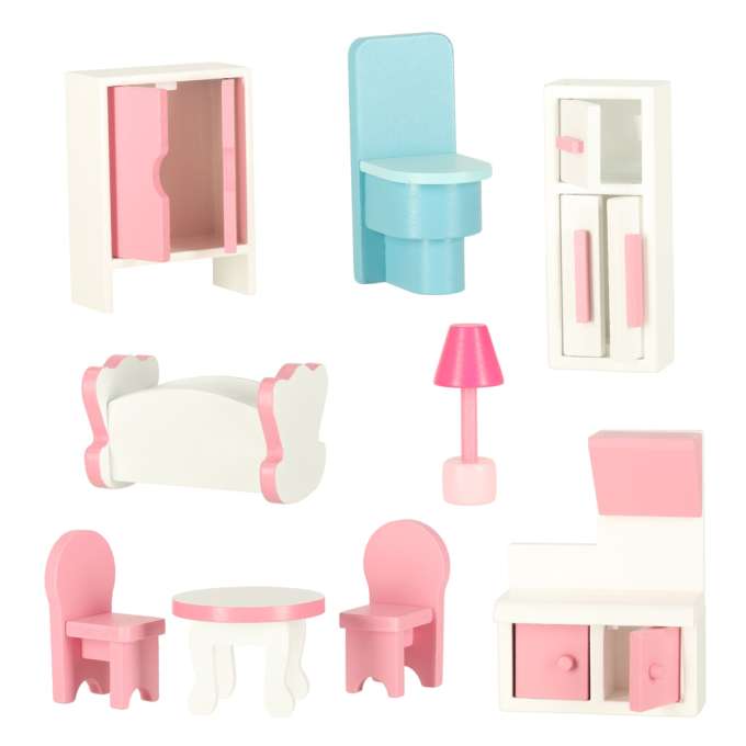 Dolls' house wooden Lulilo Papilio pink 80cm