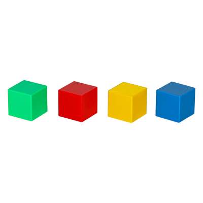 Educational magnetic cubic construction blocks 32 el.