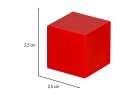 Educational magnetic cubic construction blocks 32 el. 10
