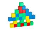 Educational magnetic cubic construction blocks 64 el. 6