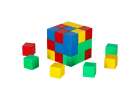 Educational magnetic cubic construction blocks 64 el. 7