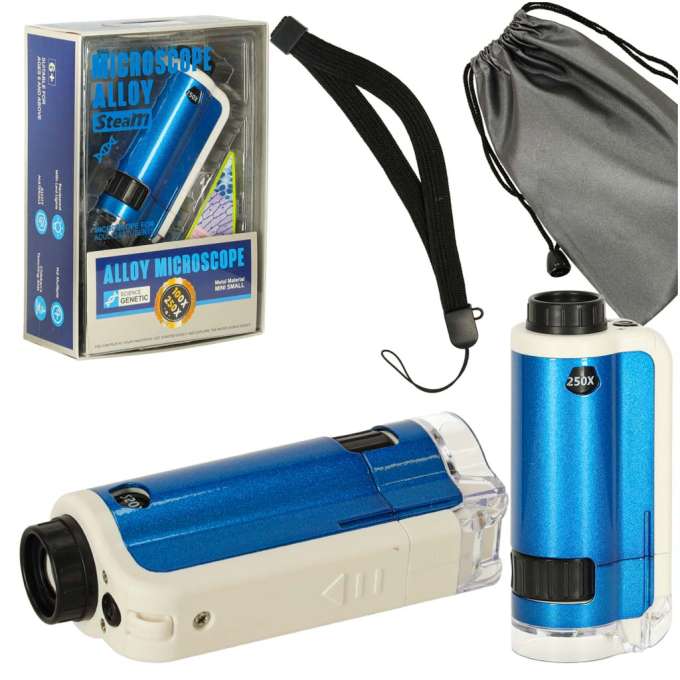 Educational portable pocket microscope for children