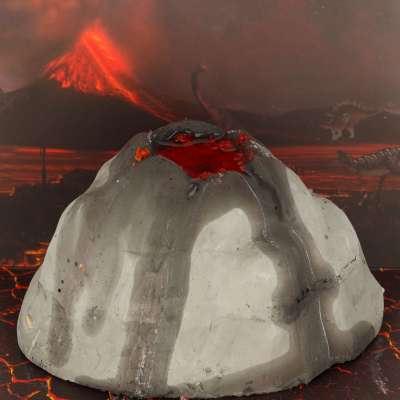 Educational science set volcano experiment dinosaur fossil