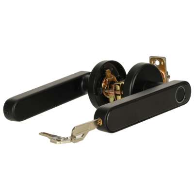 Electronic door lock fingerprint code handle bluetooth