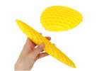 Fidge Worm sensory anti-stress stretching toy yellow 1