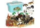 Figurki zwierzęta zoo zestaw do zabawy 59 el. 1