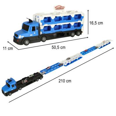 Folding transporter truck XXL blue