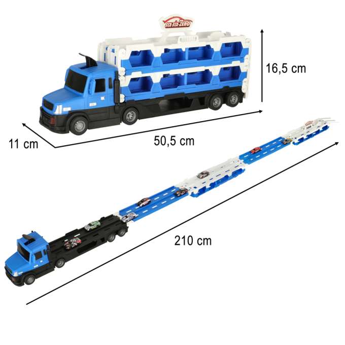 Folding transporter truck XXL blue