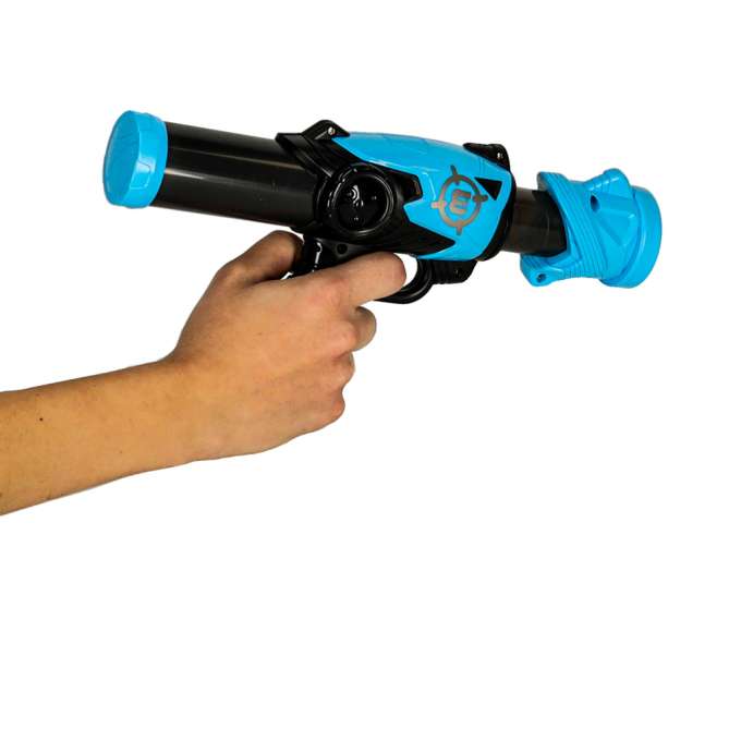 Hungry robot target shooting arcade game set gun + balls