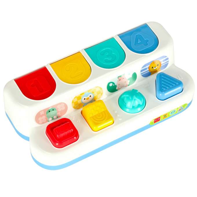 Interactive educational skill game popping animals