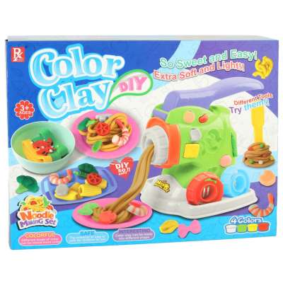 Ciastolina plastelina makaron maszynka makaronowa ciasto masa plastyczna z akcesoriami