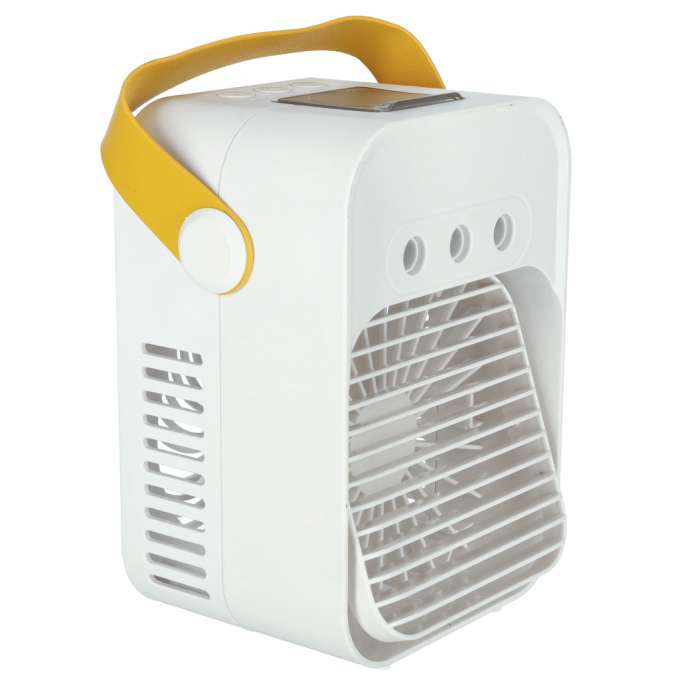 Klimatyzator klimator przenośny wentylator biurkowy nawilżacz 3w1 USB biały