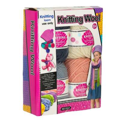 Knitting yarn ball wool yarn 4 pcs.