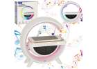 LED RGB light with wireless charger radio alarm clock 1
