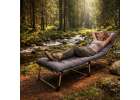 LUARO travel field bed folding business recliner 193 cm dark gray 8