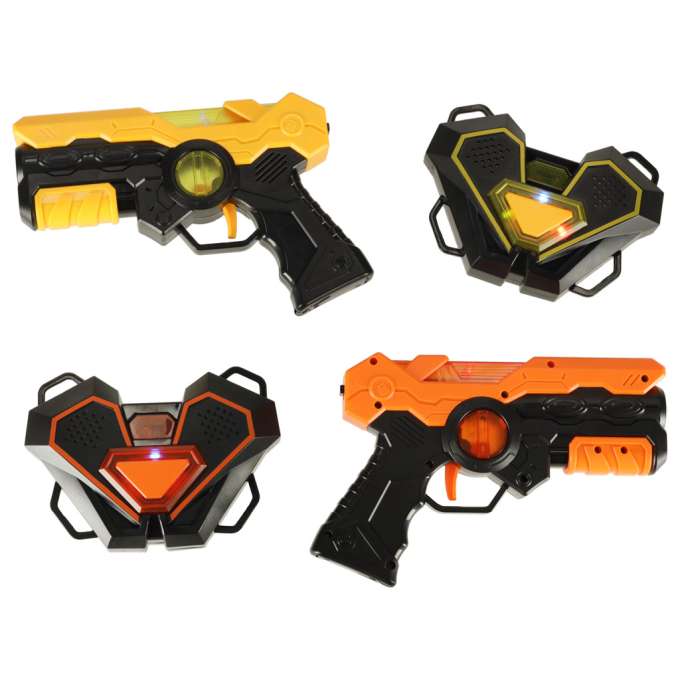 Laser paintball gun with infrared target set of 2 pcs.