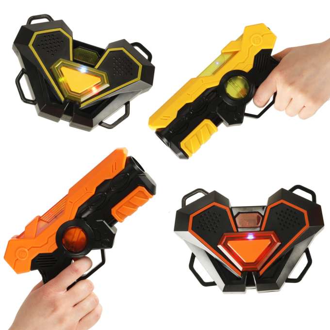 Laser paintball gun with infrared target set of 2 pcs.