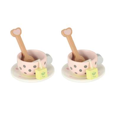 Lulilo coffee tea set wooden for kids