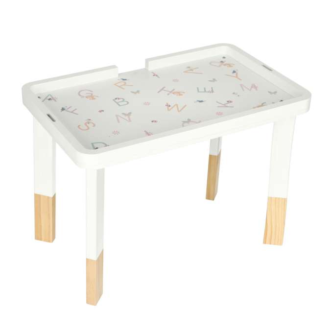 Lulilo manipulative table montessori pastel