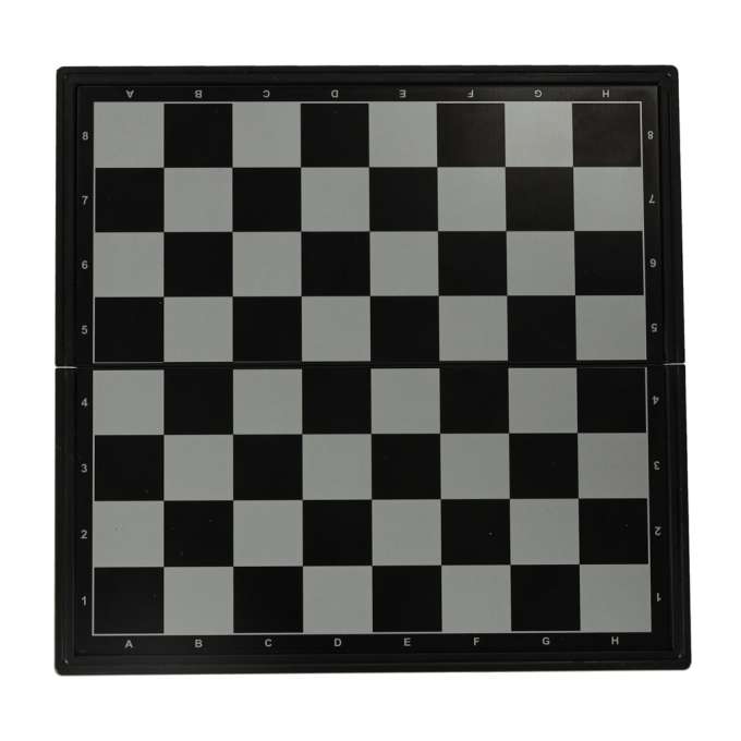 Magnetic chess checkers puzzle game