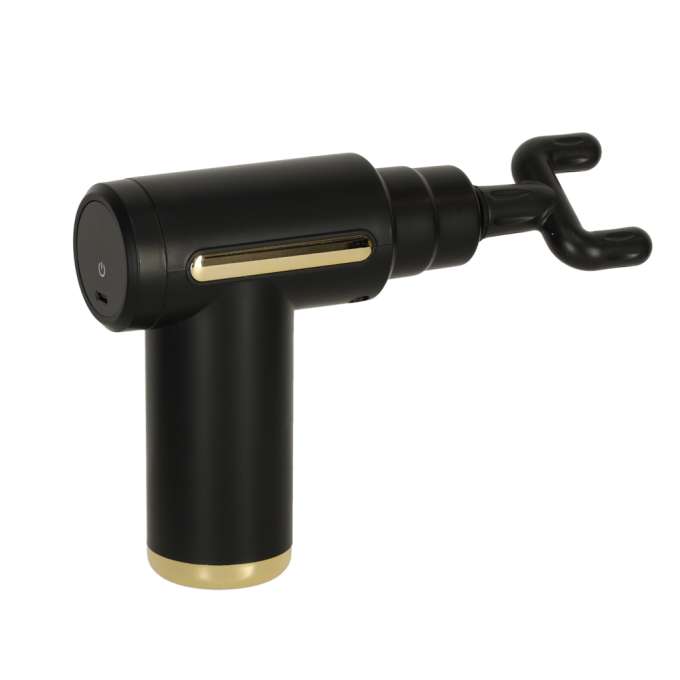 Massage gun massager 4 ends black