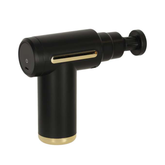 Massage gun massager 4 ends black