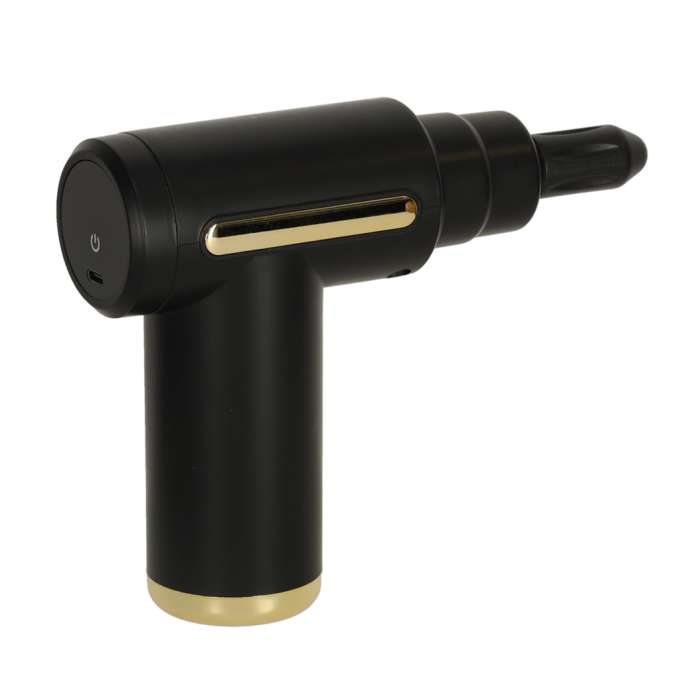 Massage gun massager 4 ends black