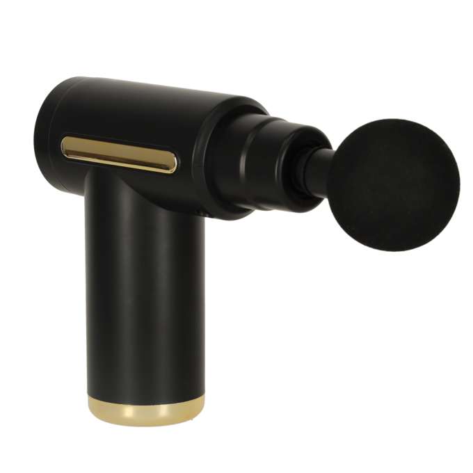 Massage gun massager 4 ends black