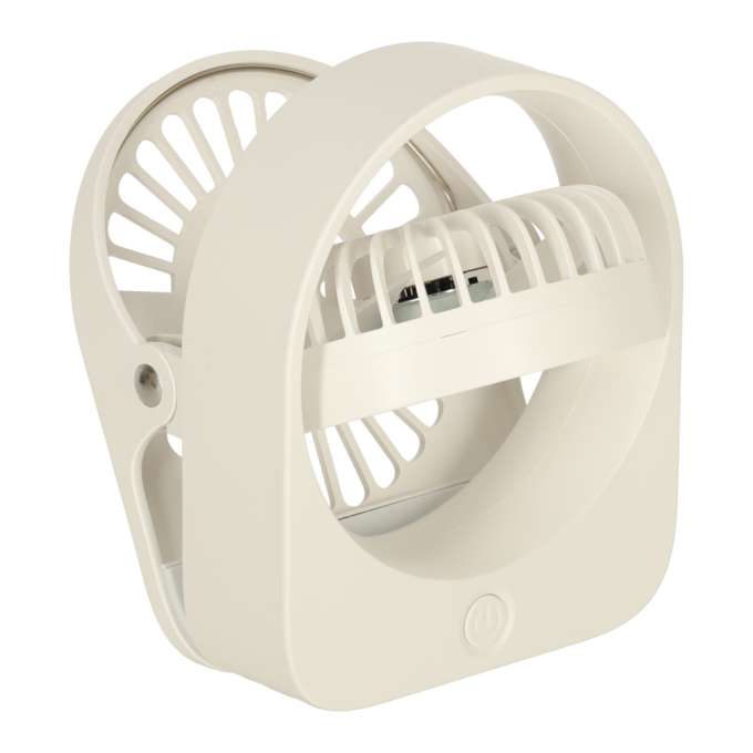 Mini desk fan with USB clip